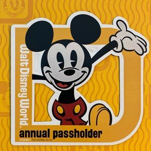 Disney World Annual Passholder Magnet